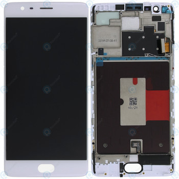 OnePlus 3, OnePlus 3T Unitate de afișare completă (pachet de service) auriu moale 2011100003 foto