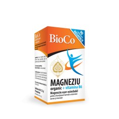 Magneziu organic + Vitamina B6 x 90 comprimate filmate / Bioco