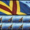 Aland (Finlanda) 2009 - Steagul national, carnet timbre autocolant neuzat