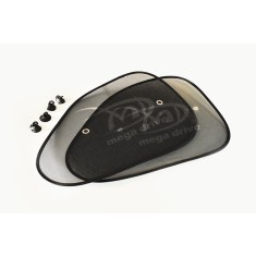 Parasolar Lateral Negru Cu Ventuze Set 2Buc (54X37Cm)