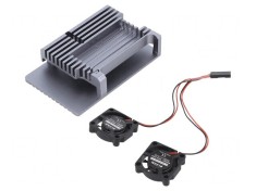 Carcasa Aluminiu Gri pentru Raspberry Pi 4 B foto