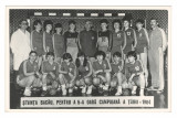 Fotografie originală ȘTIINȚA BACĂU a 5-a oară Campioană - 1984 (handbal feminin)