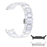 Curea ceramica, compatibila Samsung Galaxy Watch8 Classic 46mm, Alb