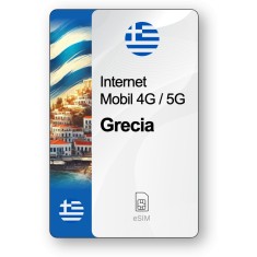 eSIM Internet Grecia, valabil 7 zile, trafic 1 GB, Standard
