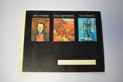 pliant Dan Hatmanu/ Petru Hartopeanu, Ion Petrovici anii 70-80 foto