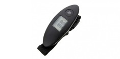 Cantar electronic digital pentru bagaje LCD de 40 kg, cantar portabil pentru valiza, geanta de calatorie cu maner, cu baterie CR2032 lithium cell, Neg