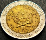 Moneda bimetal 1 PESO - ARGENTINA, anul 1996 * cod 3402, America Centrala si de Sud