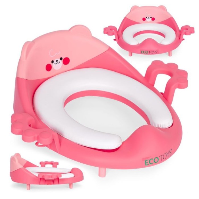Wc szűk&iacute;tő &uuml;lőke f&uuml;lekkel puha p&aacute;rn&aacute;val r&oacute;zsasz&iacute;n
