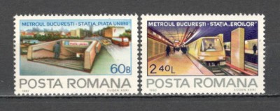 Romania.1982 Metroul Bucuresti XR.863 foto
