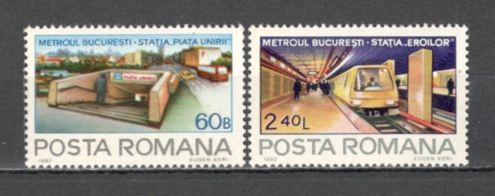 Romania.1982 Metroul Bucuresti XR.863