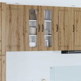 vidaXL Dulap de bucătărie cu raft Stejar Artizanal 60 x 31 x 80 cm 885444