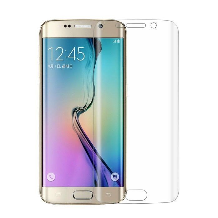 Folie protectie sticla securizata Samsung S6 Edge Plus curbat, transparent