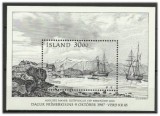 Islanda 1987 - ziua marcii postale, vapoare, colita neuzata