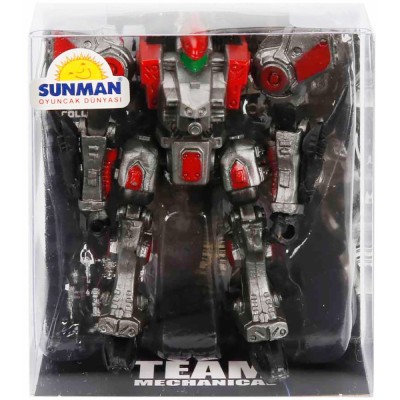 Mini Robot, Rosu, 9 cm foto