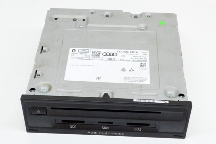 Unitate radio CD navigație AUDI A3 Sportback 8VA, 8VF 2017 OEM: Hatchback | 14870373