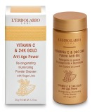 L&#039;Erbolario Pudra de curatare a fetei Vitamina C si Aur de 24K, 35g