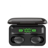 Cumpara ieftin Casti Bluetooth TWS BTH-F9-5 Wireless In-Ear, Sunet 3D, Bass Profund, Compatibil Android/iOS/Windows + Powerbank