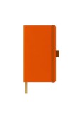 Agenda nedatata A5 Castelli, coperta rigida orange, elastic orange, dictando ivory, Litera