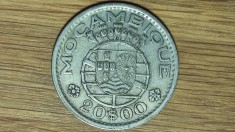 Mozambic Mozambique portughez -moneda mare argint ⌀30mm - 20 escudos 1952 -rara!