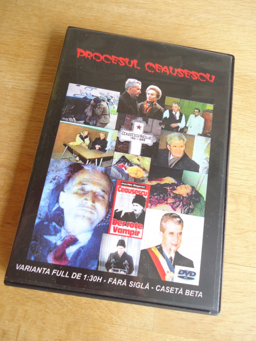 Procesul Ceausescu DVD (Caseta BETA Varianta Completa 1:30 Min.)