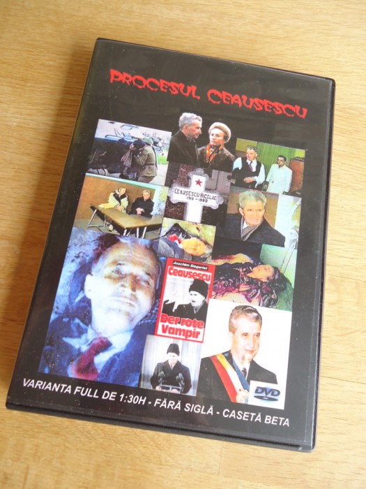 Procesul Ceausescu DVD (Caseta BETA Varianta Completa 1:30 Min.)