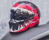 Casca Moto Full Face/Open Face/Retro, Marimea M, Barbia Detasabila