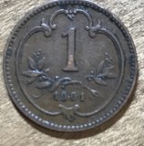 MNDSTR AUT3 Austroungharia 1 heller 1901