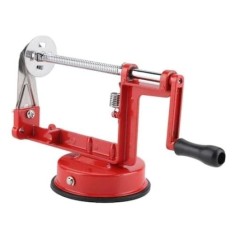 Aparat pentru Feliat Cartofi, FOXMAG24, Spirala, Metal Rezistent, Rosu
