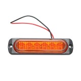 Lampa LED laterala de gabarit galbena 12-24V, 6 LED, Breckner