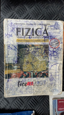 FIZICA CLASA A X A - MANTEA , GARABET , EDITURA LiceAll 2000 foto