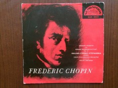frederic chopin andante spianato and grande polonaise disc single 7&quot; vinyl muzica clasica pian VG+