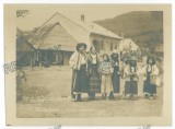 5774 - RUSPOLYANA, Poienile de sub Munte, Maramures, Ethnics to Market, Romania ( 12/9 cm ) - old postcard, real Photo - unused