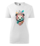 Tricou Personalizat - Urs Floral Artistic