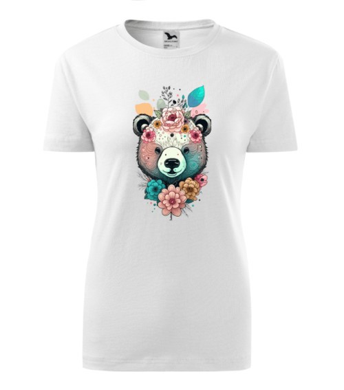 Tricou Personalizat - Urs Floral Artistic