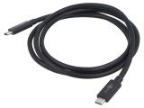 Cablu USB-C negru 1,2m