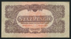 q374 UNGARIA 100 PENGO 1944 COMANDAMENTUL ARMATEI ROSII aUNC