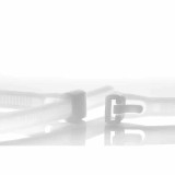 100 Bride Cabluri Reutilizabile 120 x 7,6mm Natur - Fixare Sigură și Flexibilă