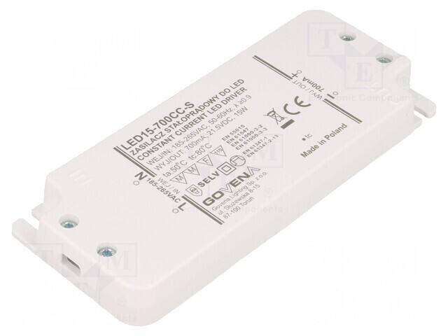 Alimentator LED 15W 700mA Slim