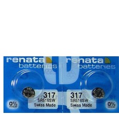 Set 2 baterii 317, SR516SW - Renata