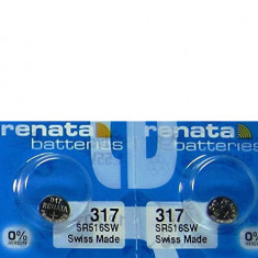 Set 2 baterii 317, SR516SW - Renata