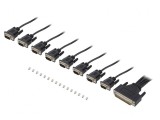 Cablu de Conexiune 1m D-Sub 78pin la D-Sub 9pin x8