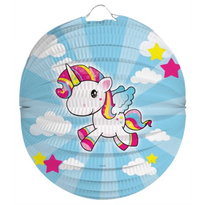 Lampion , 22 cm , model Unicorn foto
