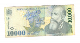 Bancnota 10000 lei 1999, circulata, stare buna