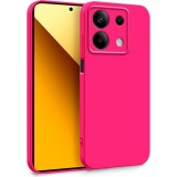 Husa Soft Touch, slim, ALC Mobile, anti soc, compatibila cu Xiaomi Redmi Note 13 5G, Roz Tpu