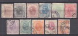 ROMANIA 1898 LP 51 REGELE CAROL I SPIC DE GRAU FILIGRAN PR SERIE STAMPILATA, Stampilat