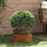 Ghiveci din Oțel Corten Oțel Corten Mediu Inserții Decorative
