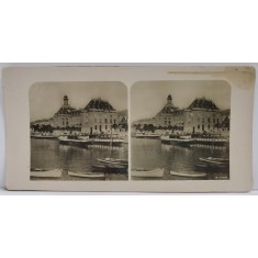 NEUCHATEL , OFICIUL POSTAL , FOTOGRAFIE STEREOSCOPICA , INCEPUTUL SEC. XX