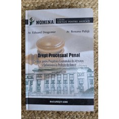 Drept procesual penal sinteze pentru examen Eduard Dragomir Roxana Palita