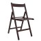 Scaun pliant Basic - cadru wenge