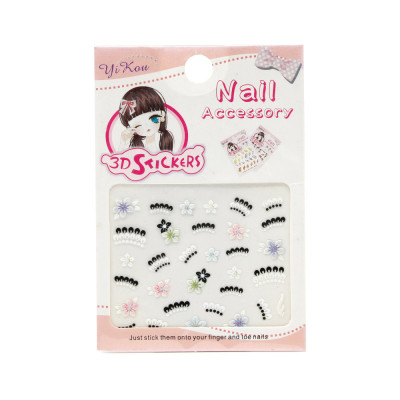 Abtibilduri unghii 3D, Nail Accessory LS-20 foto